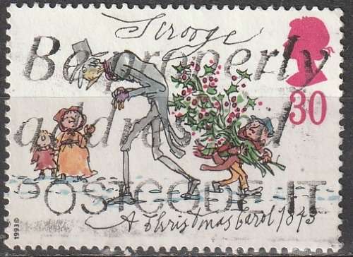 GB 1993 Christmas Stamps - `A Christmas Carol` by Charles Dickens ULH CV R11 SG 1792 DISCOUNTED