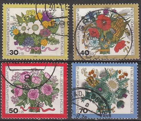 BERLIN 1974 Charity Stamps ULH CV R104.50 SG B457-60 DISCOUNTED