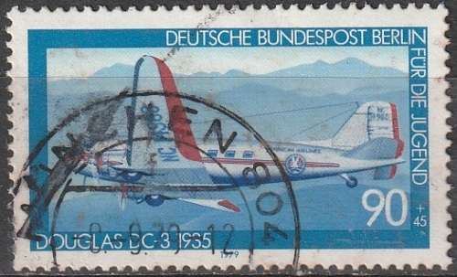 BERLIN 1979 Youth Welfare - Airplanes ULH CV R55 SG B570 DISCOUNTED