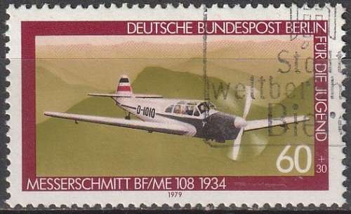 BERLIN 1979 Youth Welfare - Airplanes ULH CV R37.40 SG B569 DISCOUNTED