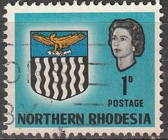 NORTHERN RHODESIA 1963 Coat of Arms ULH SACC 76