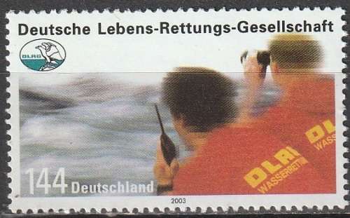 GERMANY 2003 The 90th Anniversary of the German Life Rescue Guard `DLRG` UMM CV R115.50 SG 3244