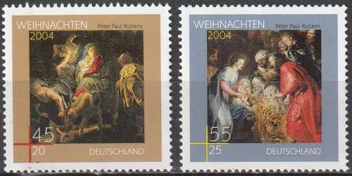 GERMANY 2004 Merry Christmas UMM CV R154 SG 3299/3300