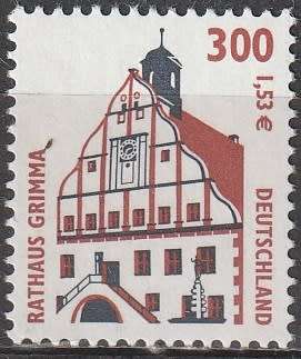 GERMANY 2000 Sightseeings UMM CV R93.50 SG 2996