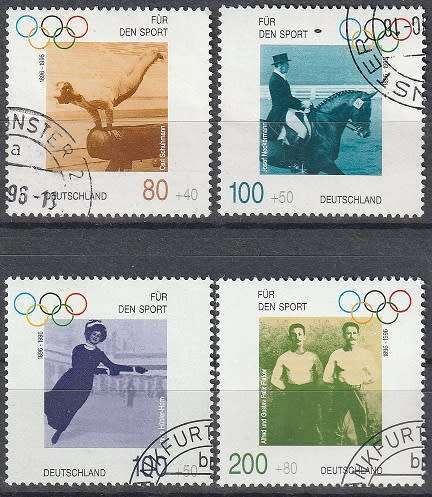 GERMANY 1996 Sports CTO CV R286 SG 2721-4 DISCOUNTED