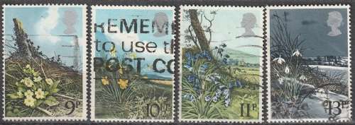 GB 1979 British Wild Flowers ULH CV R13.20 SG 1079-82