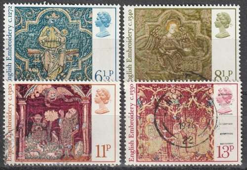 GB 1976 Christmas Stamps ULH CV  R12.10 SG 1018-21