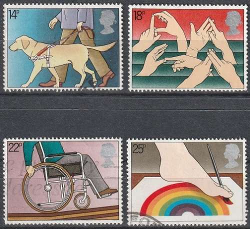 GB 1981 International Year of the Disabled ULH CV R24.20 SG 1147-50