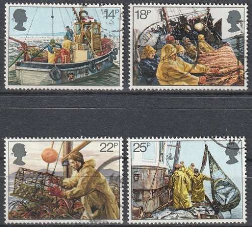 GB1981 The 100th Anniversary of the Royal National Mission of Fishermen ULH CV R24.20 SG 1166-69