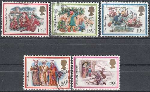 GB 1982 Christmas Stamps ULH CV R30.80 SG 1202-06