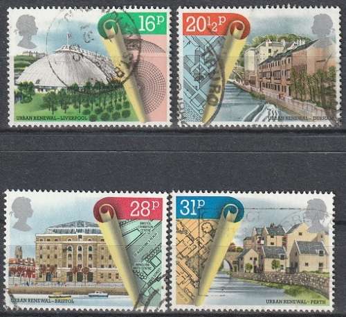 GB 1984 Urban Renewal Projects and Plans ULH CV R27.50 SG 1245-48