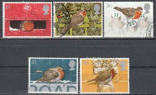 GB 1995 Christmas Stamps ULH CV R55 SG 1896-1900