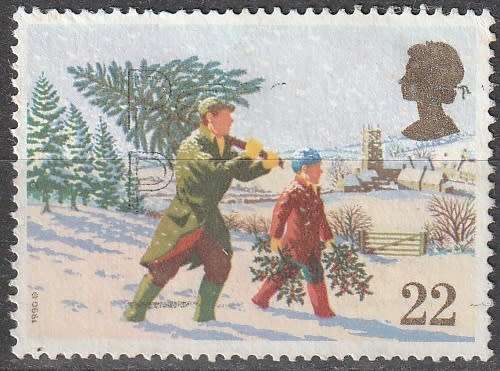 GB 1990 Christmas Stamps ULH CV R5.50 SG 1527