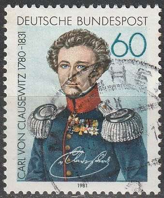 GERMANY 1981 General Carl von Clausewitz ULH CV R11 SG 1979