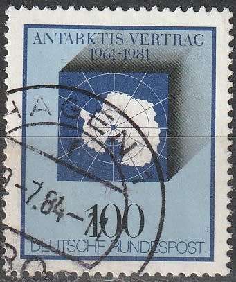 GERMANY 1981 The Antartic Treaty ULH CV R16.50 SG 1981