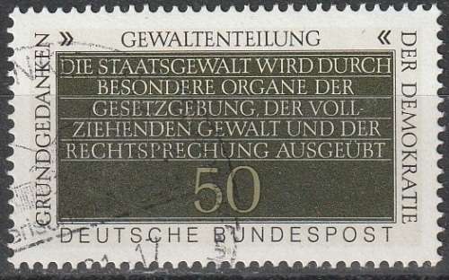 GERMANY 1981 Information About Politics ULH CV R8.80 SG 1970