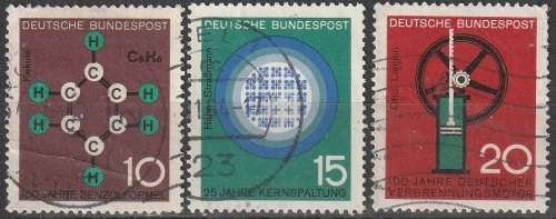 GERMANY 1964 Anniversaries in Technic and Science ULH CV R24.20 SG 1345-47