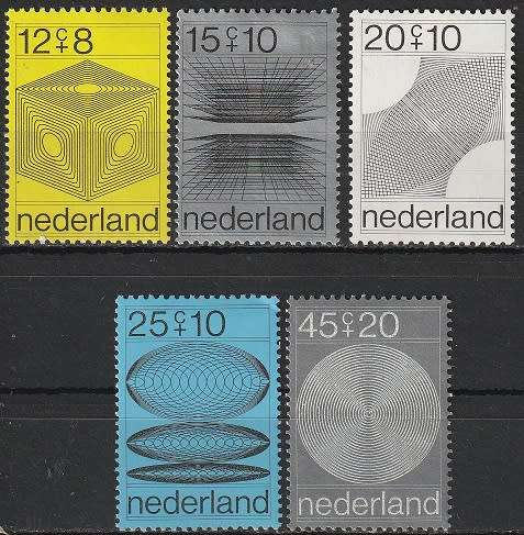 NETHERLANDS 1970 Charity Stamps MM CV R143 SG 1106-10