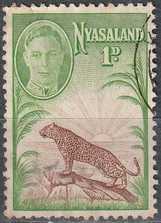 NYASSALAND 1947 Leopard ULH CV R4.40 SG 161
