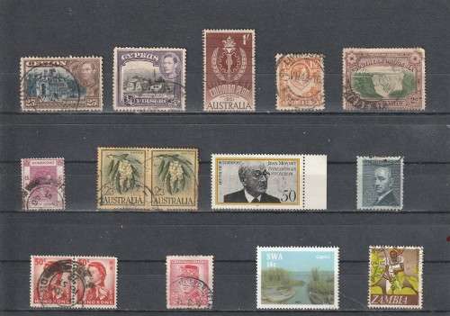 UNCHECKED WORLD SELECTION BID PER STAMP TO TAKE ALL CARD EXCLUDED