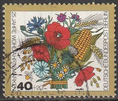 BERLIN WEST SEC 1974 Charity Stamps ULH CV R26.40 SG B458
