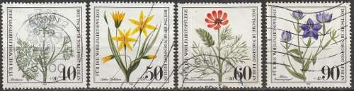 BERLIN WEST SEC 1980 Charity Stamps - Herbal Plants ULH CV R126.50 SG B601-04