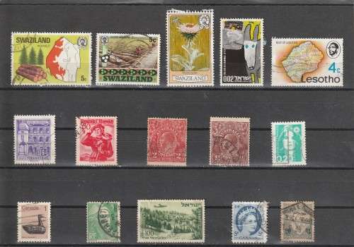 UNCHECKED WORLD SELECTION BID PER STAMP TO TAKE ALL CARD EXCLUDED