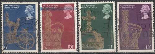 GB 1978 The 25th Anniversary of the Coronation of Elizabeth II ULH CV R16.50 SG 1059-62