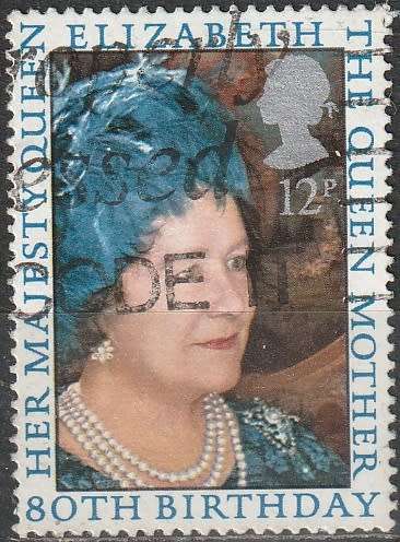 GB 1980 The 80th Anniversary of the Birth of Queen Mother Elizabeth ULH CV R5.50 SG 1129