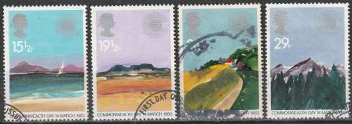 GB 1983 Commonwealth Day ULH CV R27.50 SG 1211-14