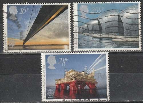 GB 1983 EUROPA Stamps - Inventions ULH CV R19.80 SG 1215-17