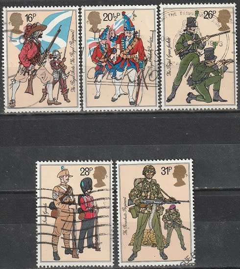 GB 1983 Royal Guards ULH CV R35.20 SG 1218-22