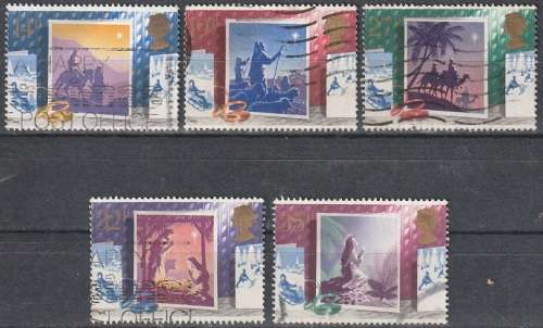 GB 1988 Christmas Stamps ULH CV R35.20 SG 1414-18