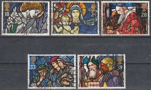 GB 1992 Christmas Stamps ULH CV R44 SG 1634-38