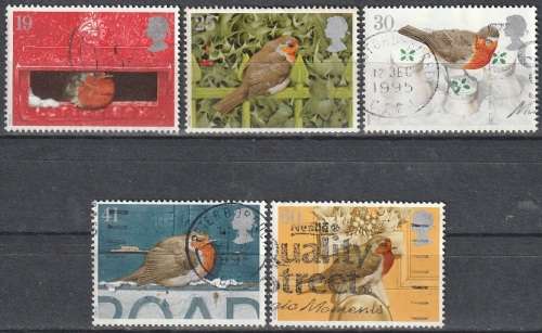 GB 1995 Christmas Stamps ULH CV R49.50 SG 1896-1900