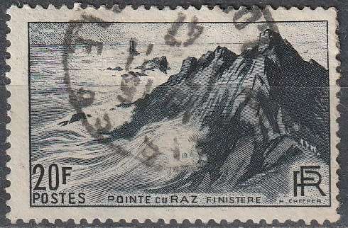 FRANCE 1946 -1948 Landscapes ULH CV  R7.70 SG 981