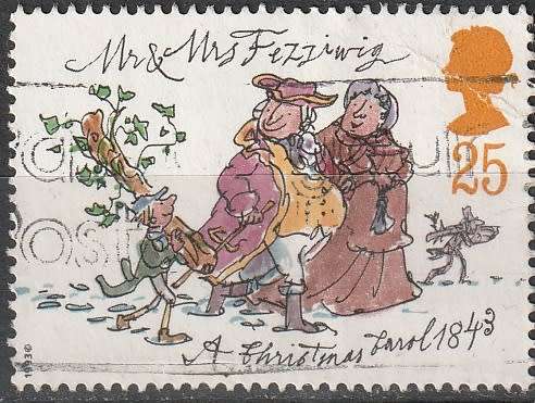 GB 1993 Christmas Stamps - `A Christmas Carol` by Charles Dickens UNH CV R8.80 SG 1791