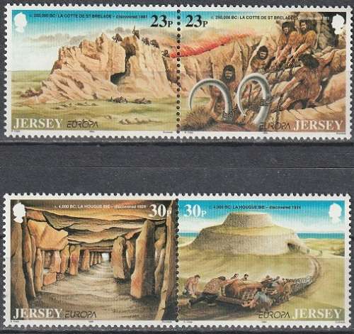 JERSEY 1994 EUROPA Stamps - Great Discoveries UMM CV R55 SG 655-58