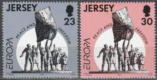 JERSEY 1995 EUROPA Stamps - Peace and Freedom UMM CV R27.50 SG 698/9