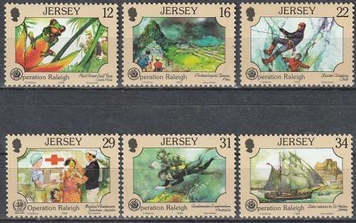 JERSEY 1987 Paintings from John Le Capelain UMM CV R83.60 SG 452-57