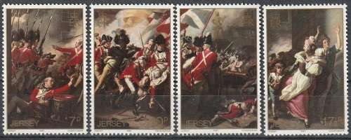JERSEY 1981 The 200th Anniversary of The Battle over JERSEY UMM CV R25.30 SG 244-47