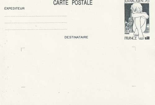 OLD PRE PAID POST CARD UN USED  FRANCE
