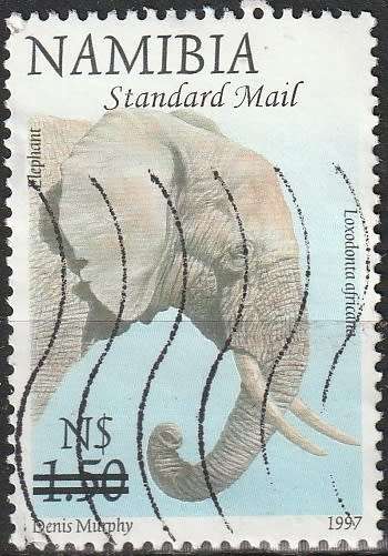 NAMIBIA 2005 Flora and Fauna Stamps of 1997 Surcharged UNH CV R19.80 SG 999