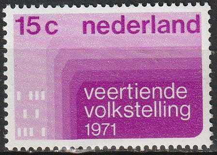 NETHERLANDS 1971 Census MM CV R5.50 SG 1125
