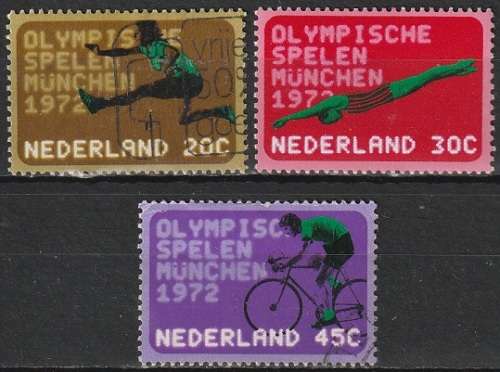 NETHERLANDS 1972 Olympic Games - Munich, Germany ULH CV R35.20 SG 1153-5