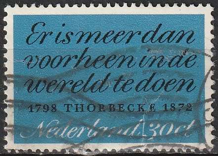 NETHERLANDS 1972 The 100th Anniversary of the Death of J. R. Thorbeche ULH CV R5.50 SG 1150