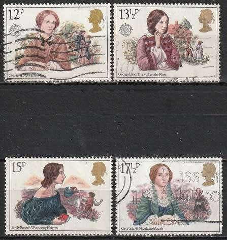 GB 1980 Victorian Novelists ULH CV R16.50 SG 1125-8