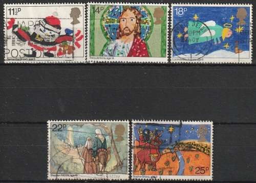 GB 1981 Christmas Stamps ULH CV R27.50 SG 1170-74