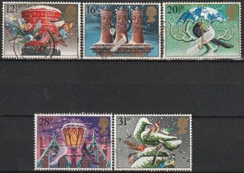 GB 1983 Christmas Stamps ULH CV R33 SG 1231-35
