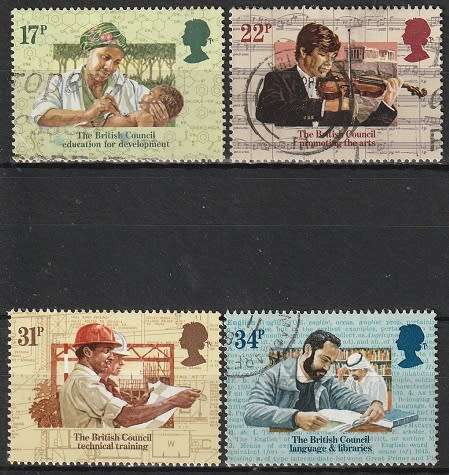GB 1984 The 50th Anniversary of the British Council ULH CV R30.80 SG 1263-6